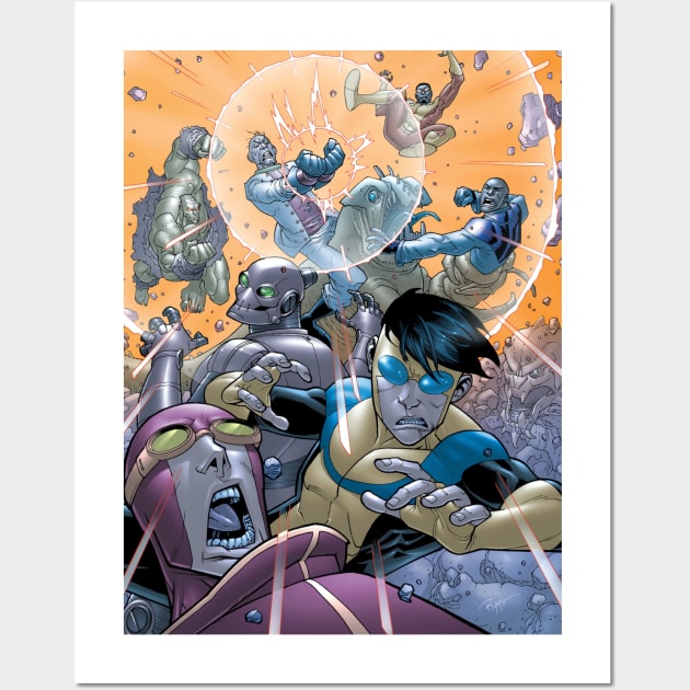 invincible poster Wall Art by super villain